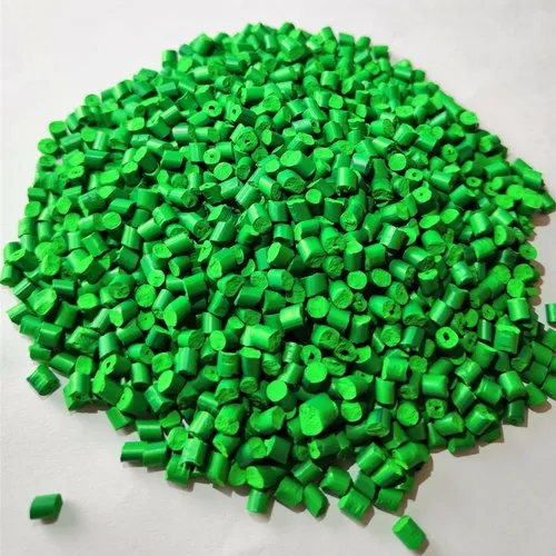 Green High Density Plastic Blow Granules
